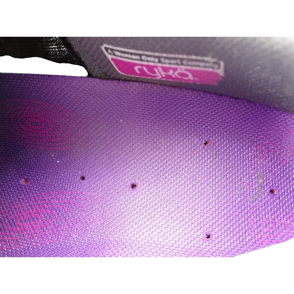 Ryka Revenant Wom 9.5 Grey Purple Walking Shoes Stability‎ Arch Support RE-ZORB